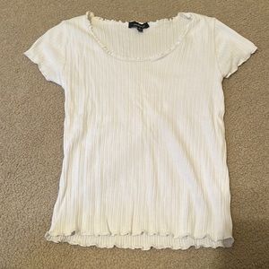 White baby tee, medium